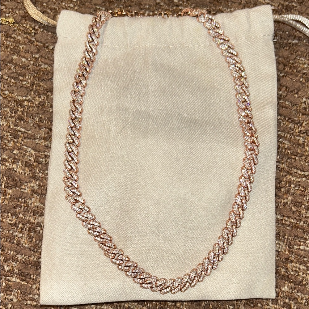Adina Eden Rose Gold Necklace